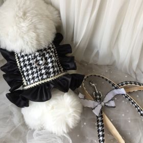 Dog Vest Hand Holding Rope Clothes Chest Strap (Option: Black-XS)