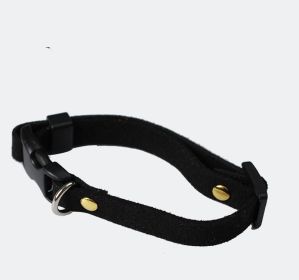 Pet Supplies Pet Cat Dog Accessories Bow Collar Diy Collar Korean Velvet Adjustable (Option: Black-XS)